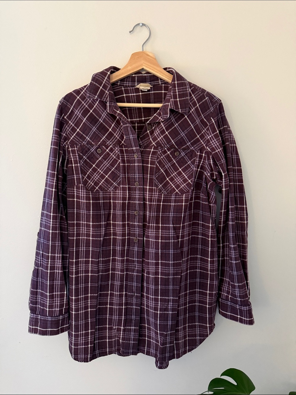 Duluth Trading Flannel Tunic Shirt